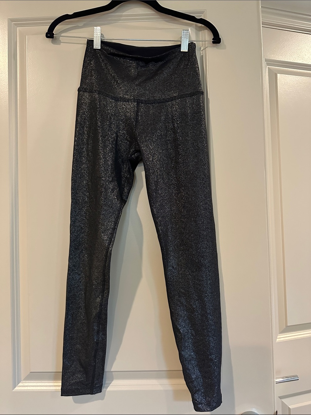 Beyond yoga Sparkle Black High-Waist Leggings